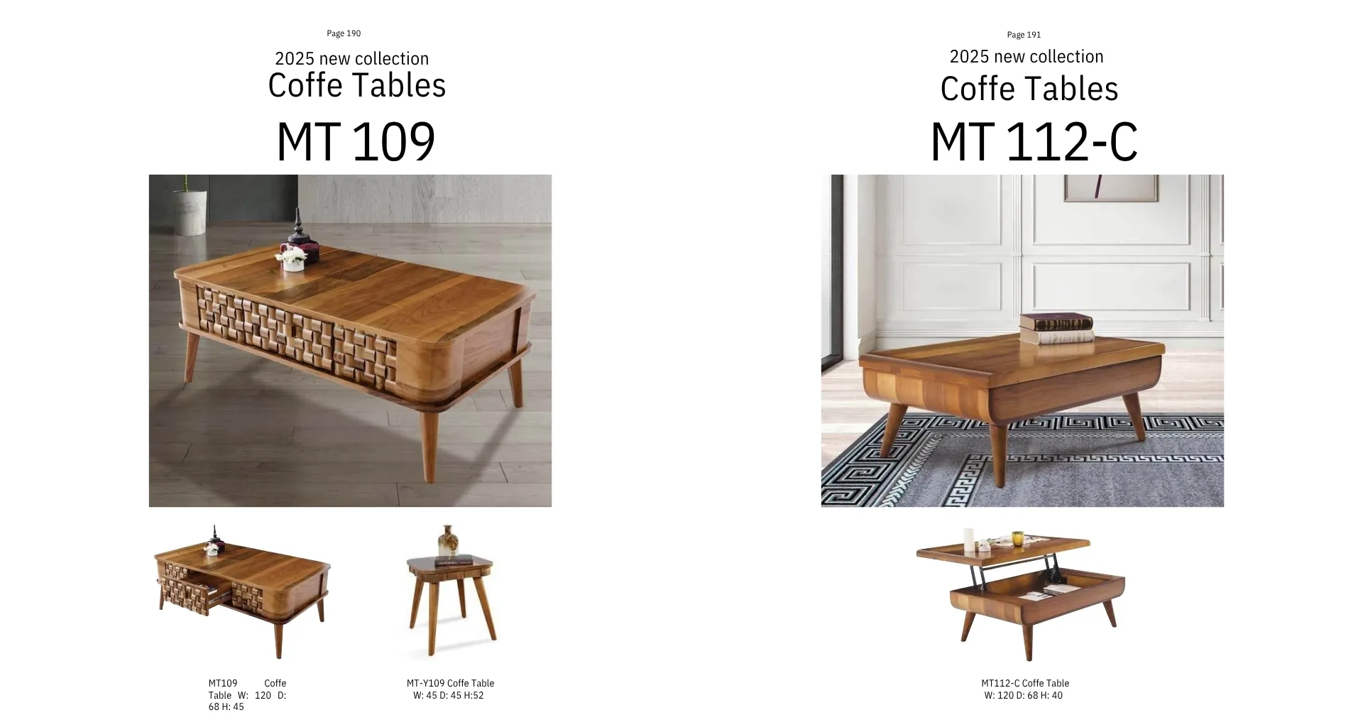 Mt 109 ve Mt 112-C Sehpa