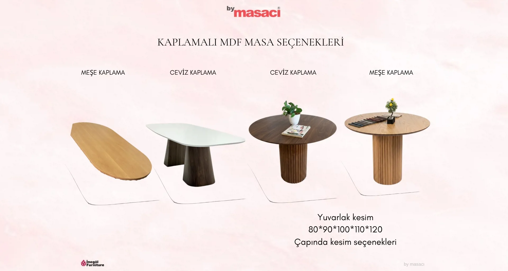 Kaplamalı Mdf Masa Çeşitleri