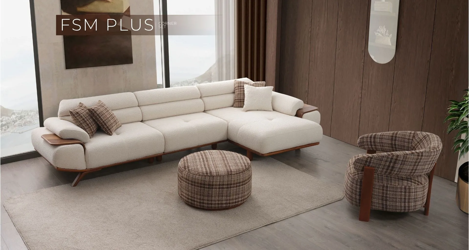 Fsm Plus Köşe Koltuk Takımı