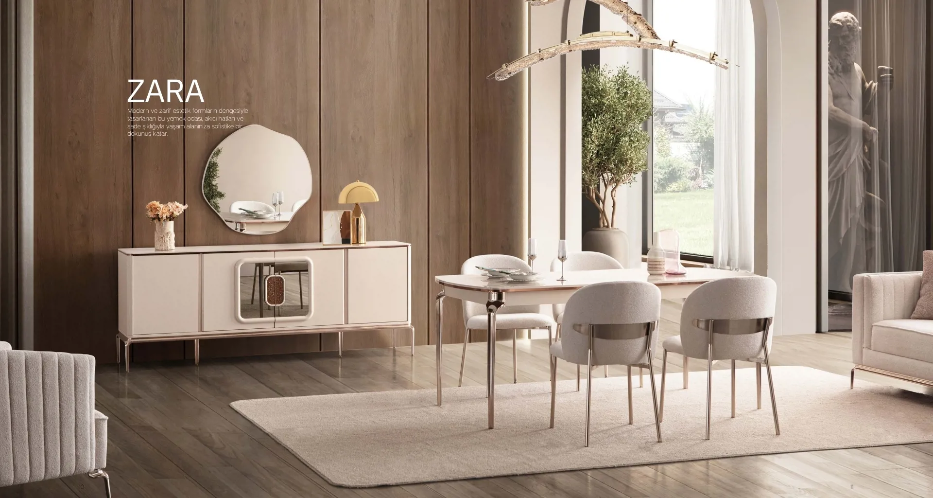 Zara Yemek Odası Takımı