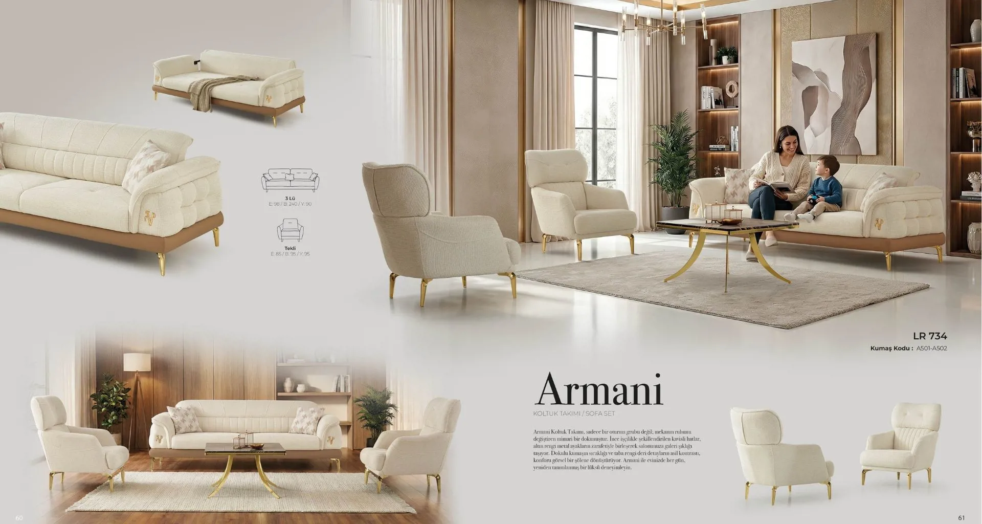 Armani Koltuk Takımı
