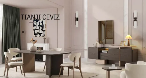 Tianji Ceviz Yemek Odası