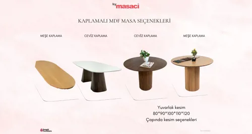 Kaplamalı Mdf Masa Çeşitleri