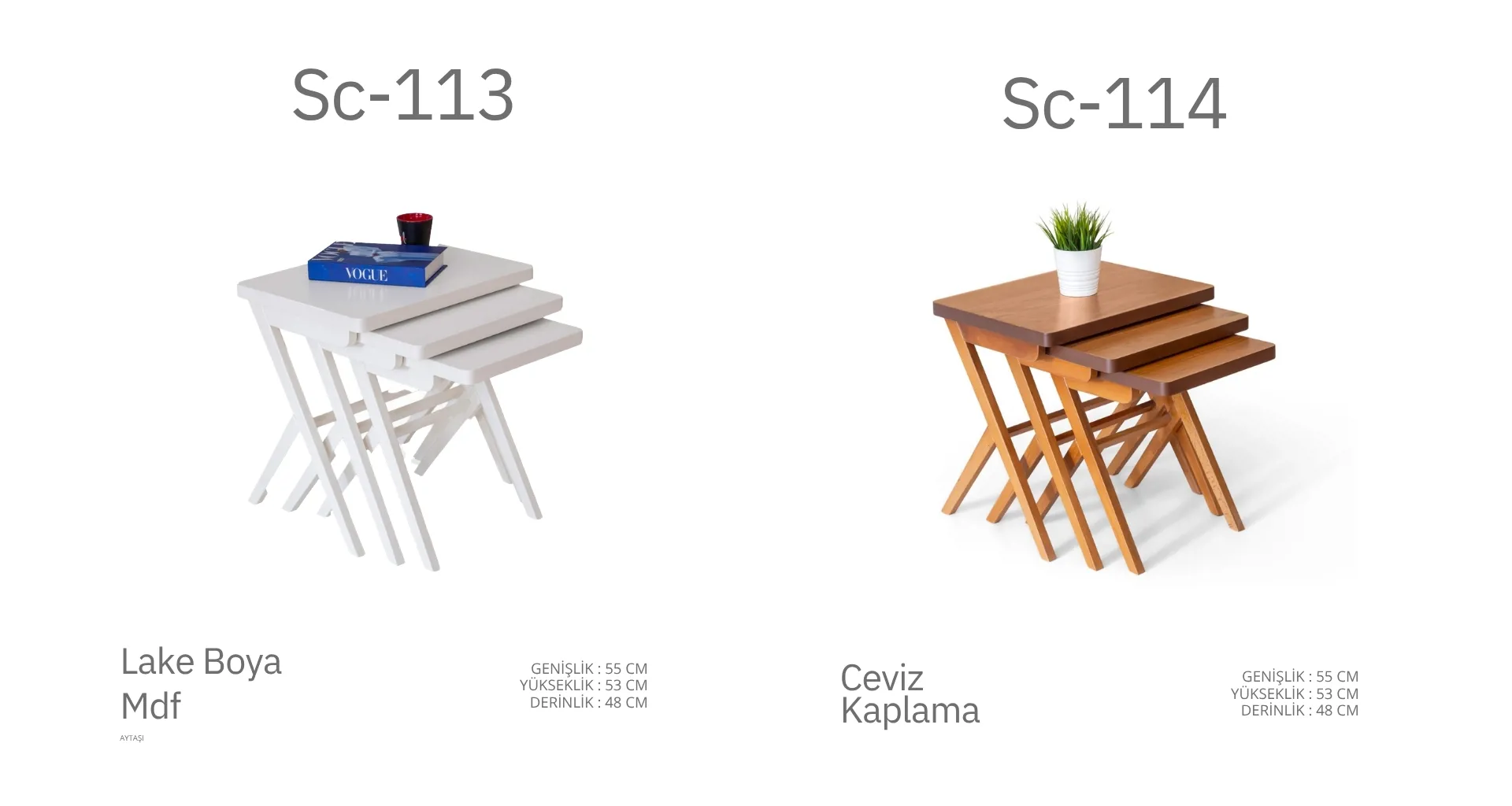 Sc-113 ve Sc-114 Sehpa