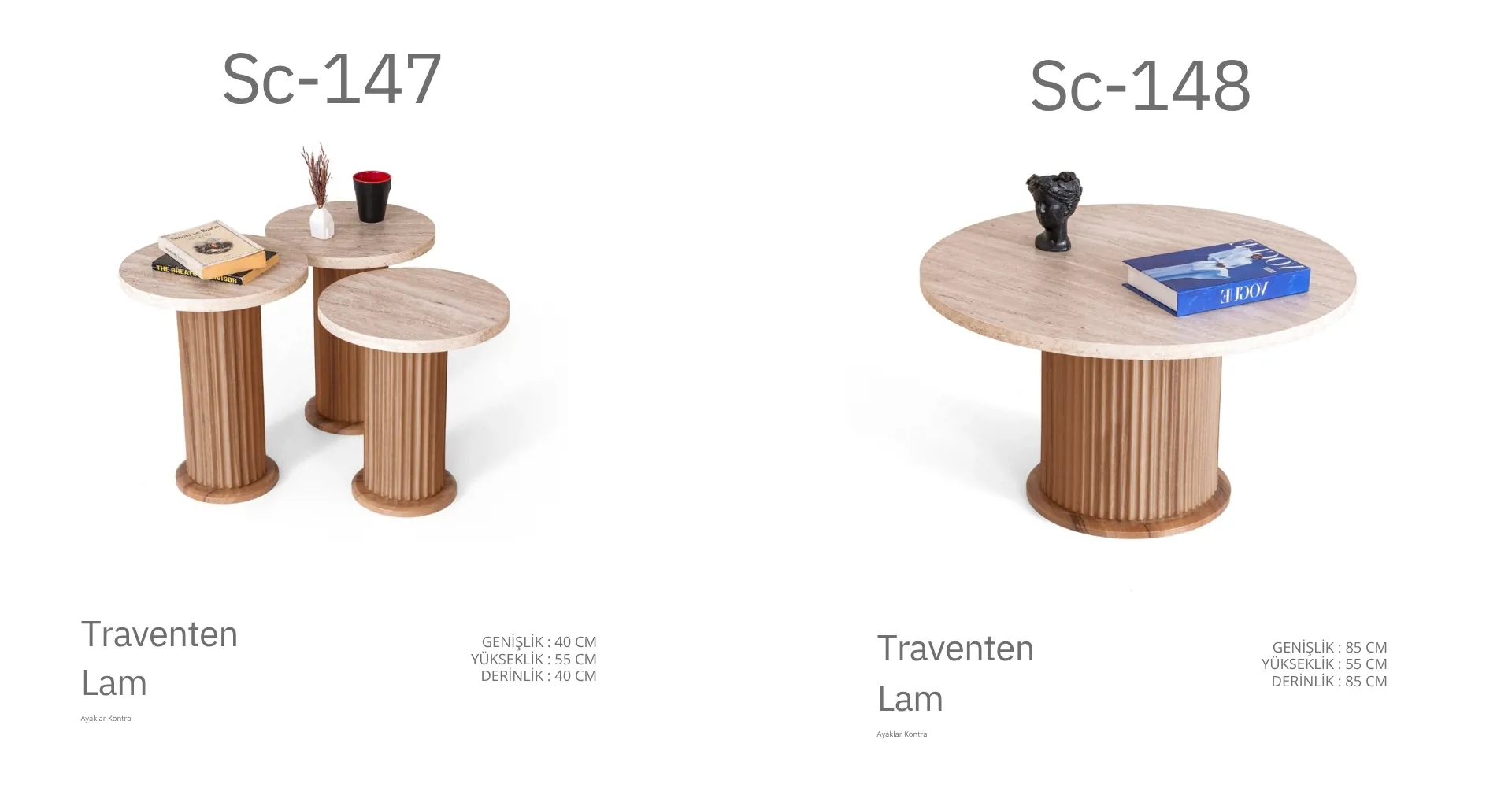 Sc-147 ve Sc-148 Trawenten Lam Sehpa