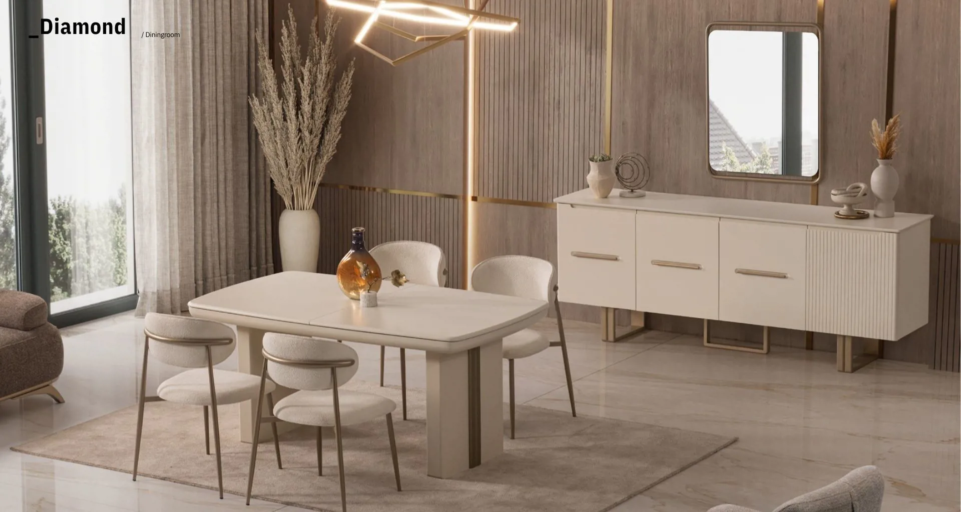 Diamond Yemek Odası Takımı