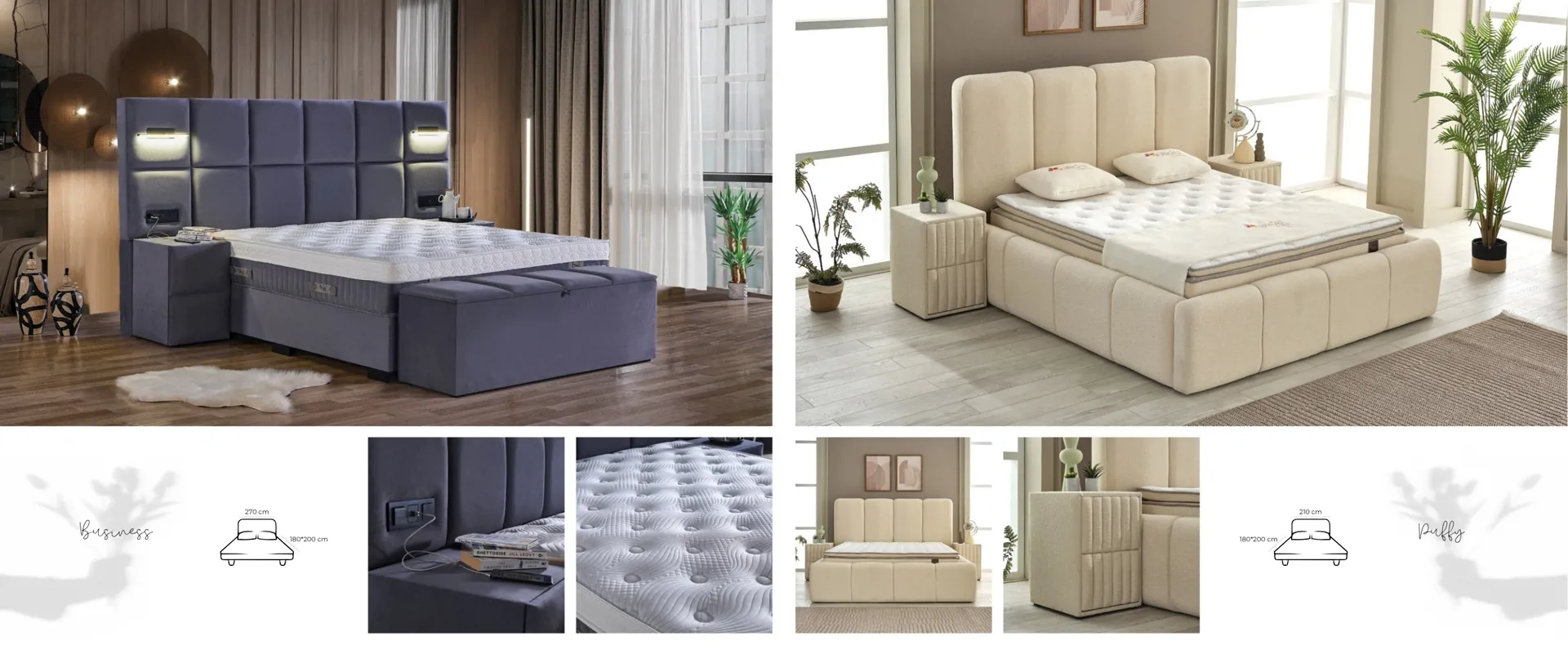 Business ve Puffy Uyku Seti