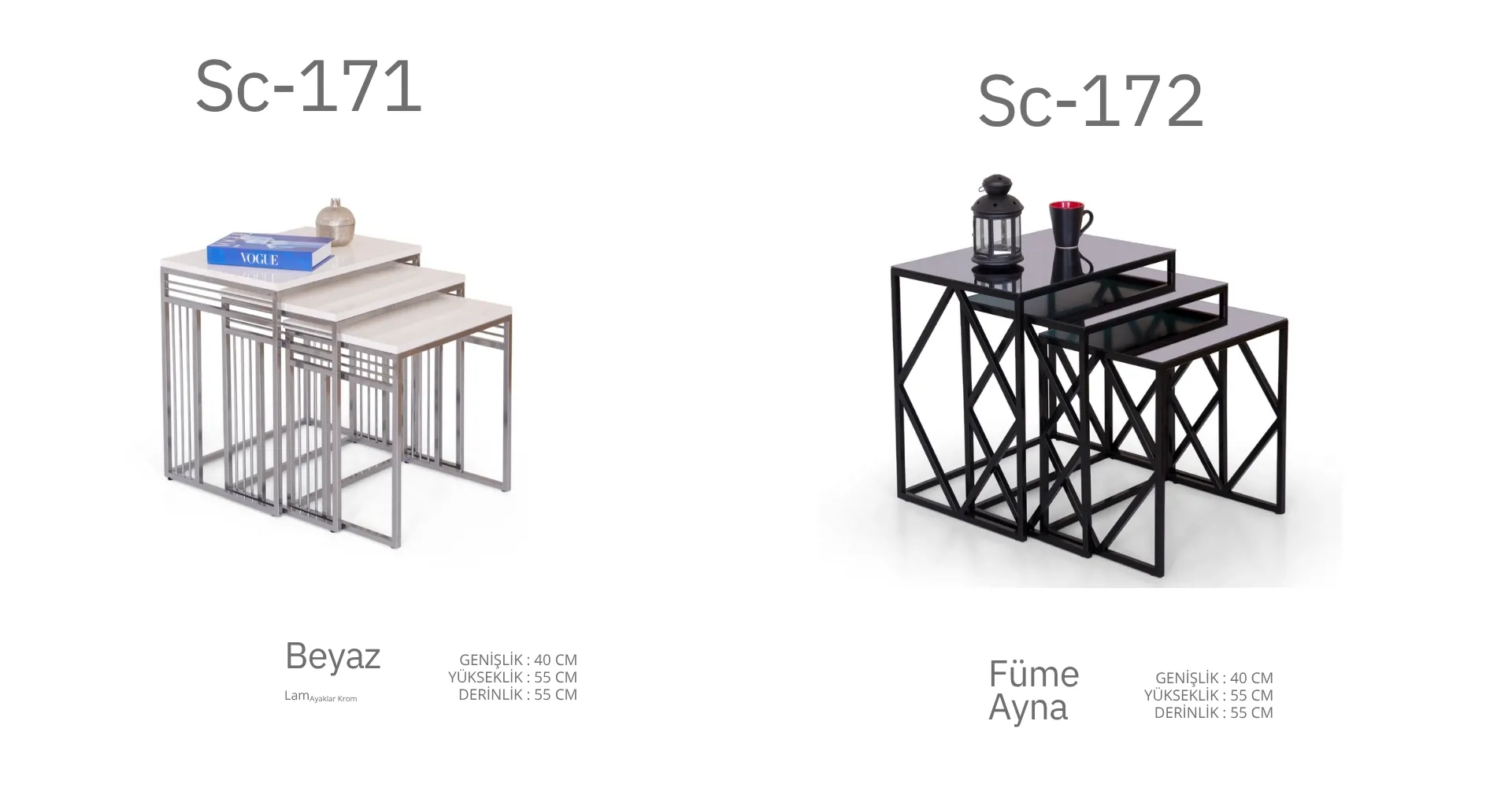 Sc-173 ve Sc-174 Sehpa
