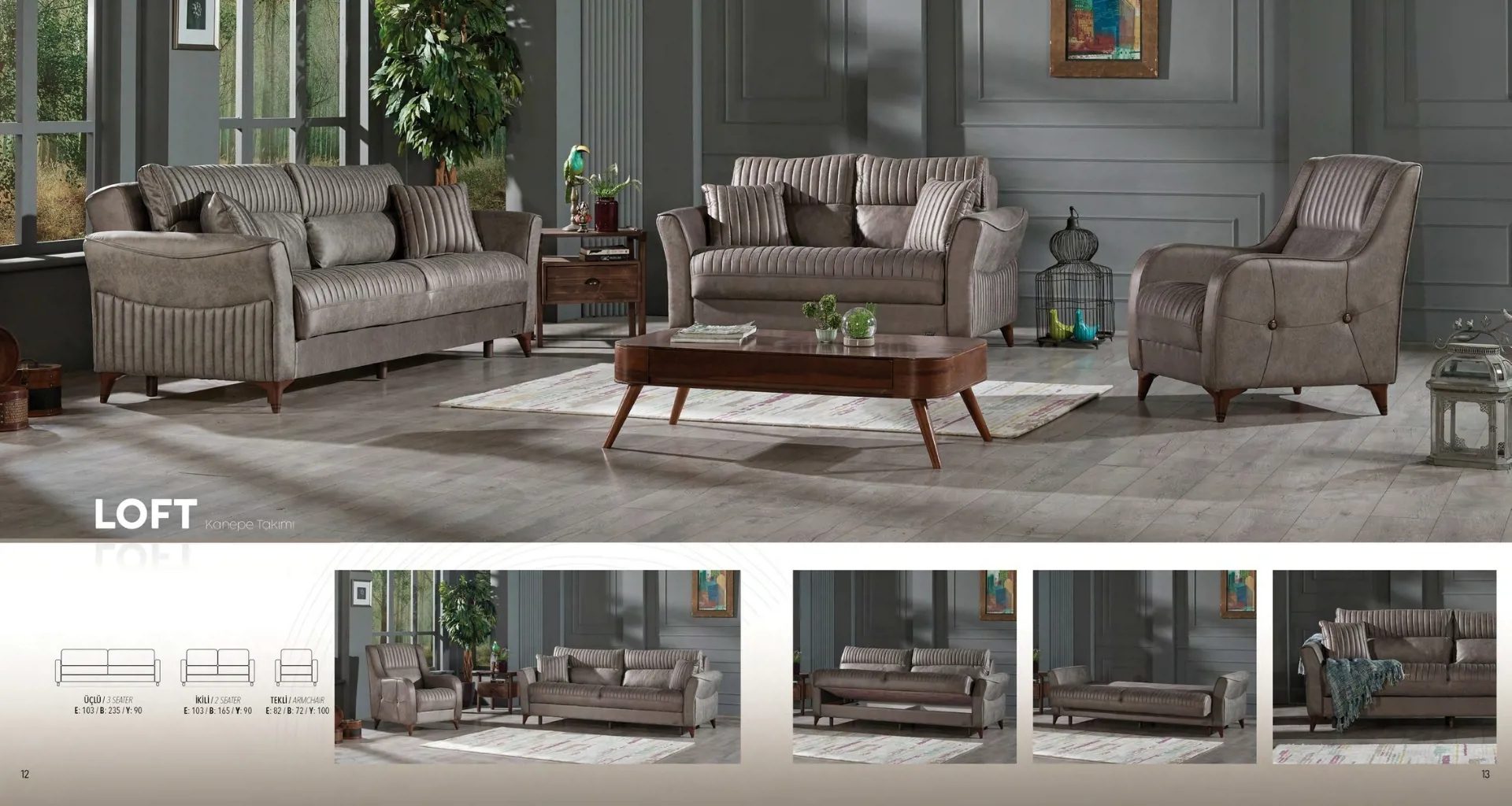 Loft Kanepe Takımı
