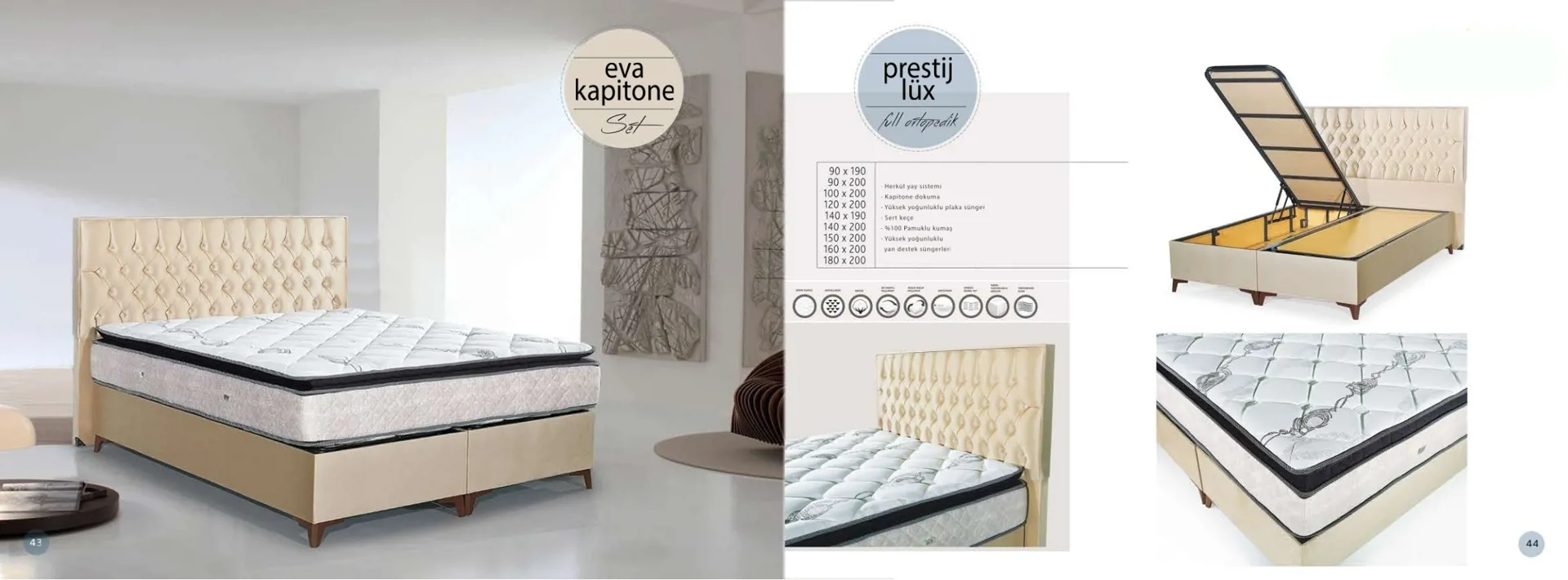Eva Kapitone Uyku Seti