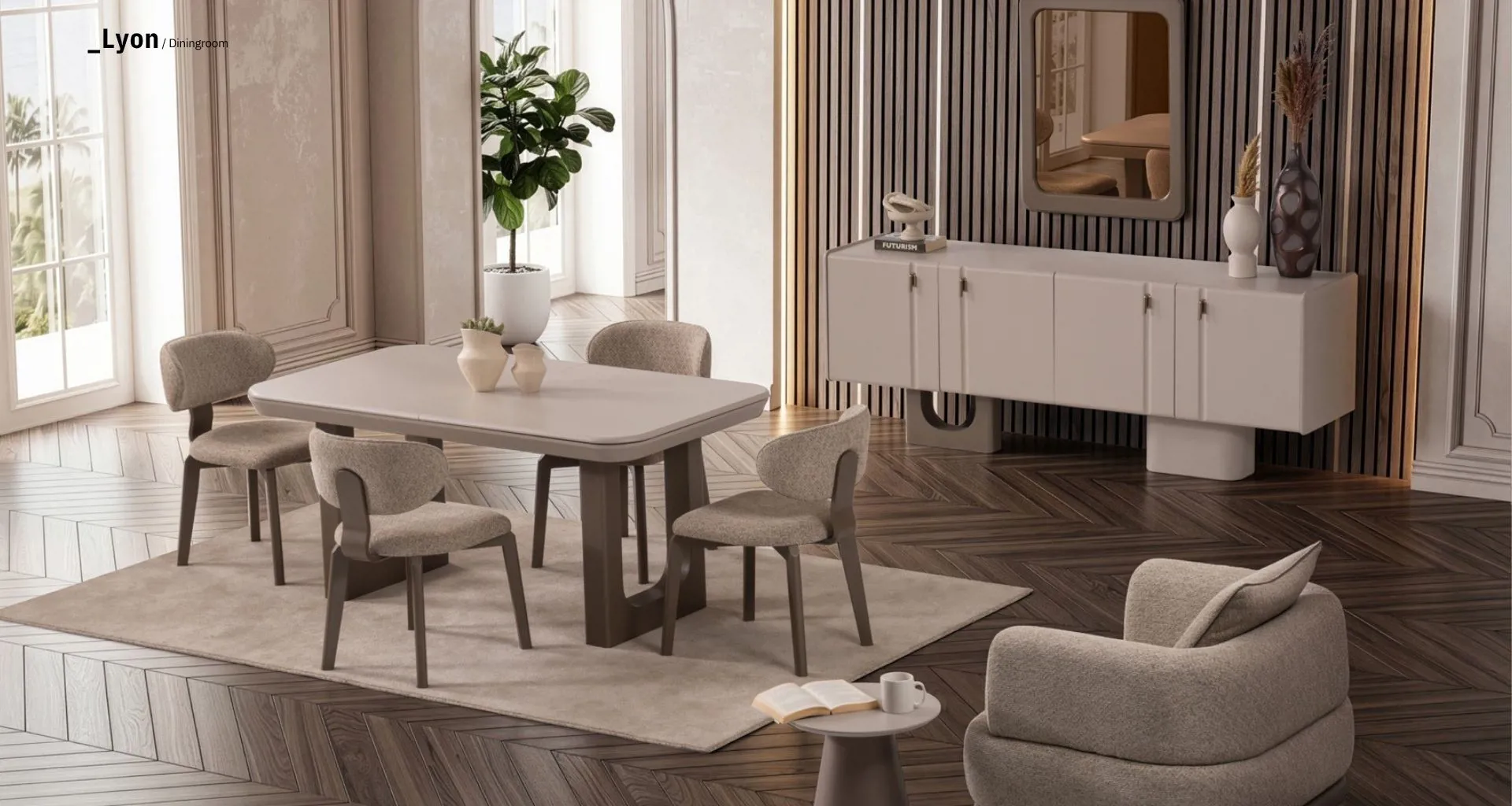Lyon Yemek Odası Takımı