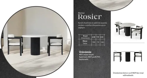 Mermer Rosier Masa