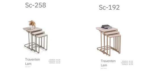 Sc-258 ve Sc-192 Trawenten Sehpa