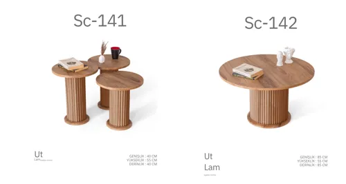 Sc-141 ve Sc-142 Ut Lam Sehpa