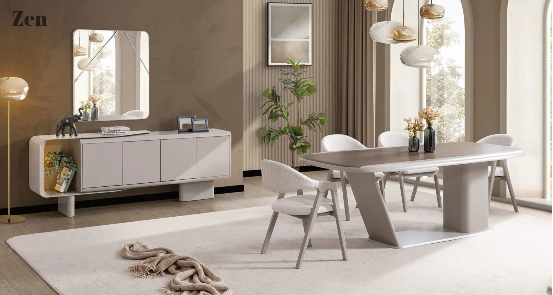Zen Yemek Odası Takımı