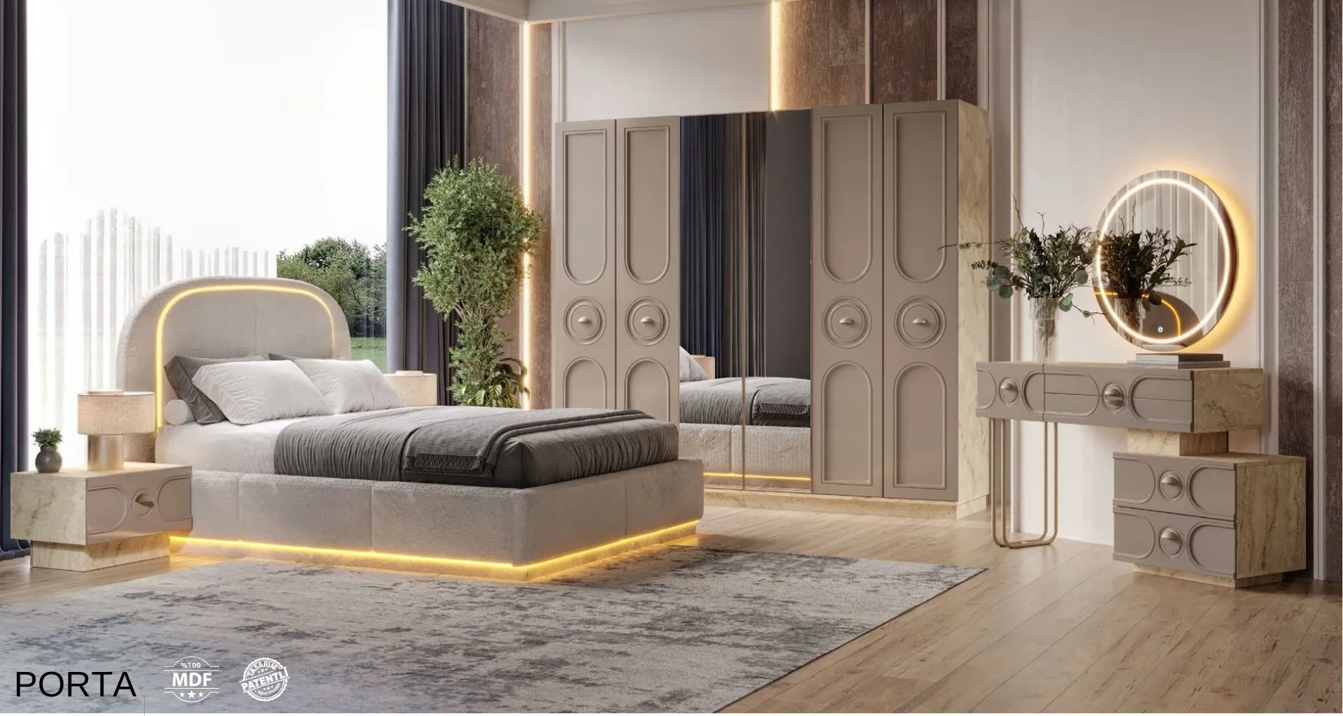 Porta Yatak Odası Takımı