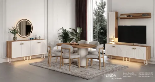 Linda Yemek Odası Takımı