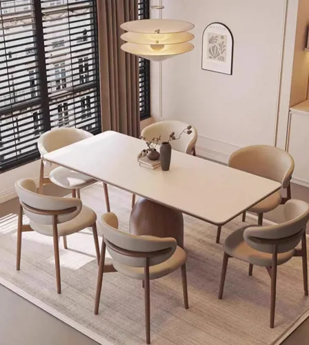 Sedef loft yemek masası 