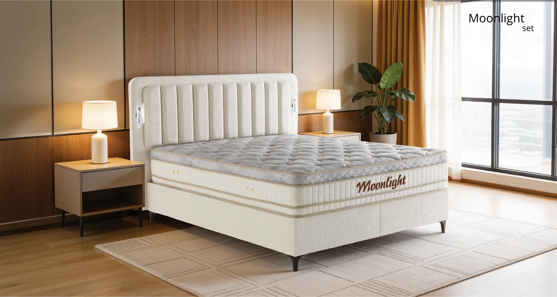 Moonlight Baza Yatak Set
